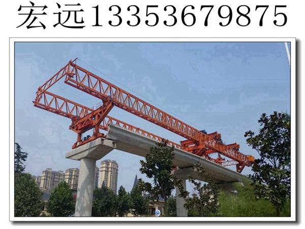 广西来宾架桥机电动葫芦前检查操作情况